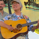 Masuo Saabe with Some Rye Grass at ROMP 2012 - photo by Woody Edwards