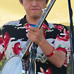 Satoshi Hara with Some Rye Grass at ROMP 2012 - photo by Woody Edwards