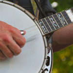 Richard Bailey with The Steeldrivers at ROMP 2013 - photo by Terry Herd