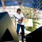 Brent Truitt with The Steeldrivers at ROMP 2013 - photo by Terry Herd