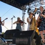 Della Mae at ROMP 2013 - photo by Terry Herd
