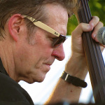 Mike Fleming with The Steeldrivers at ROMP 2013 - photo by Terry Herd