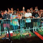Digging Sam Bush Band at ROMP 2014 - photo by Jenny Sevcick