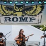 Sarah Jarosz trio at ROMP 2014 - photo by Jenny Sevcick