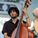 Sam Grisman with the David Grisman Folk Jazz Trio at ROMP 2014 - photo by Jenny Sevcick