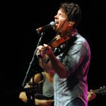 Ketch Secor with Old Crow Medicine Show at ROMP 2014 - photo by Jenny Sevcick
