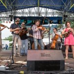 Luke Bulla & Friends with Sierra Hull at ROMP 2015 - photo © Shelly Swanger