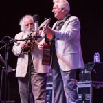 David Grisman and Del McCoury at ROMP 2015 - photo © Shelly Swanger