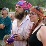 Watching the show at ROMP 2012 - photo by Terry Herd