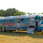 Shuttle bus at ROMP 2012 - photo by Woody Edwards