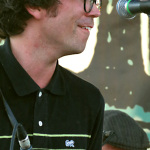Joshua Britt with The Farewell Drifters at ROMP 2012 - photo by Woody Edwards
