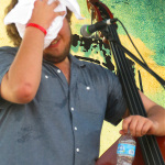 Adam Chaffins with Belfry Fellows feeling the heat at ROMP 2012 - photo by Woody Edwards