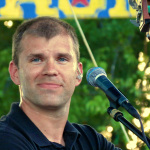 Barry Reed with Lonesome River Band at ROMP 2012 - photo by Terry Herd