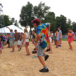 Dancing up a storm at ROMP 2014 - photo by Terry Herd
