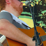 Josh Miller with NewFound Road at ROMP 2012 - photo by Woody Edwards