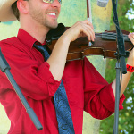 Shane Kalibach with Snap Jackson at ROMP 2012 - photo by Woody Edwards