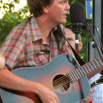Chris Shouse with 23 String Band at ROMP 2012 - photo by Woody Edwards