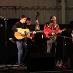 Nate Leath, Wyatt Rice, Danny Knicely,and Sammy Shelor at Roosterfest - April 21, 2013 - photo by Tara Linhardt