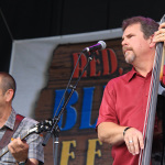 Jim Fraley and Scott Burgess with Deeper Shade of Blue at the 2015 Red, White & Bluegrass Festival - photo © Laura Tate Photography