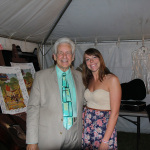 Del McCoury and Laura Tate Ridge at the 2015 Red, White & Bluegrass Festival - photo © Laura Tate Photography