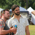 Bryon Morris and Chris Harris at Red, White & Bluegrass 2012 - photo © Laura Tate Photography