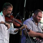 Buddy Melton and Darren Nicholson with Balsam Range at Red White & Bluegrass 2014 - photo by Jessica Boggs