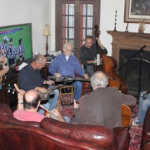 Seldom Scene rehearsing for their 40th Anniversary show - photo by Katy Daley