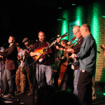 Late set jam with Seldom Scene, Eastman String Band and Sally Love at The Birchmere (12/31/11) - photo by Dewey Peters