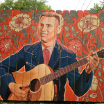 Scott Guion's portrait of George Jones in Berry Hill, TN - photo by Scott Guion