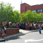 Outside The Ryman after the Earl Scruggs memorial (4/1/12) - photo by Terry Herd