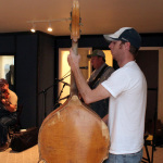 Kris Shiflett in the studio tracking with Karl Shiflett & Big Country Show