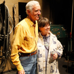 Marshall Wilborn and Lynn Morris backstage at the Sizemore Benefit Show in Roanoke (2/19/12) - photo © Dean Hoffmeyer