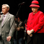 Herschel and Joyce Sizemore at the Sizemore Benefit Show in Roanoke (2/19/12) - photo © Dean Hoffmeyer