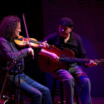 Martin Hayes and Dennis Cahill performing with Ricky Skaggs & Kentucky Thunder at the Country Music Hall of Fame & Museum (11/19/13) - photo by Donn Jones