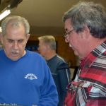 Bill Warren with a Kentuckians of Michigan at the Southeast Michigan Bluegrass Music Association December 2014 meeting - photo by Bill Warren