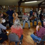 Post meeting jam at the Southeast Michigan Bluegrass Music Association December 2014 meeting - photo by Bill Warren