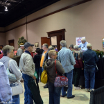 Lining up for tickets at the Southern Ohio Indoor Music Festival (March 2014) - photo © Bill Warren