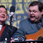 Joe Mullins and Junior Sisk at the Southern Ohio Indoor Music Festival (March 2014) - photo by Bill Warren