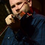 Justen Haynes with IIIrd Tyme Out at the 2014 Fall Southern Ohio Indoor Music Festival - photo by Bill Warren
