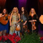 Ladies Night All-Star Jam participants (Kelsi Harrigill, Sally Berry, Rhonda Vincent, Charli Robertson, Kati Penn-Williams, and Amanda Smith) at the Fall 2015 Southern Ohio Indoor Music Festival - photo by Bill Warren