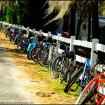 Bikes lined up at 2013 Suwanee Springfest - photo © G. Milo Farineau