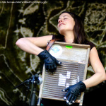 Working the washboard at 2013 Suwanee Springfest - photo © G. Milo Farineau