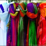Spring colors at vendors row at 2013 Suwanee Springfest - photo © G. Milo Farineau