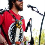 Brian Gorby with Hackensaw Boys at 2013 Suwanee Springfest - photo © G. Milo Farineau