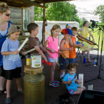 Scenic Roots children's program at Tallgrass 2014 - photo by Tom Dunning