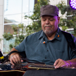 Phil Leadbetter with Flashback at Wide Open Bluegrass 2016 - photo © Tara Linhardt