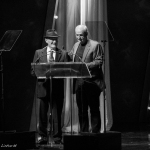 Jesse McReynolds and Carl Jackson at the 2016 IBMA Awards - photo by Tara Linhardt