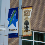 Street banners in Raleigh for the 2015 World of Bluegrass - photo © Tara Linhardt