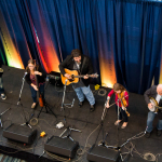 Circa Blue showcasing at World of Bluegrass 2015 - photo © Tara Linhardt