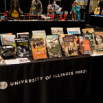 University of Illinois Press booth at World of Bluegrass 2015 - photo © Tara Linhardt